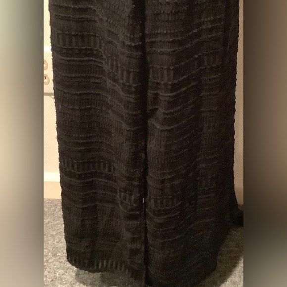 NWT Calvin Klein Sleeveless Mixed Media Maxi Dress - Picture 6 of 11